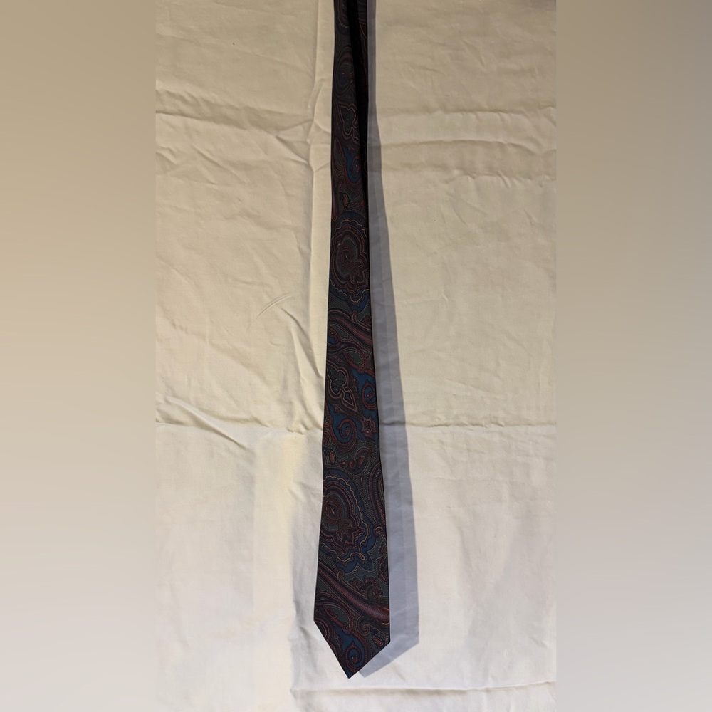 Men’s Tie Bundle (2) Stafford Paisley & Geoffrey Beene Purple Formal